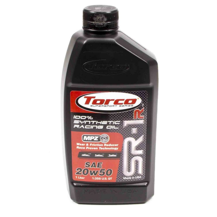 Torco SR-1 Motor Oil - 20W50 - Synthetic - 1 L Bottle