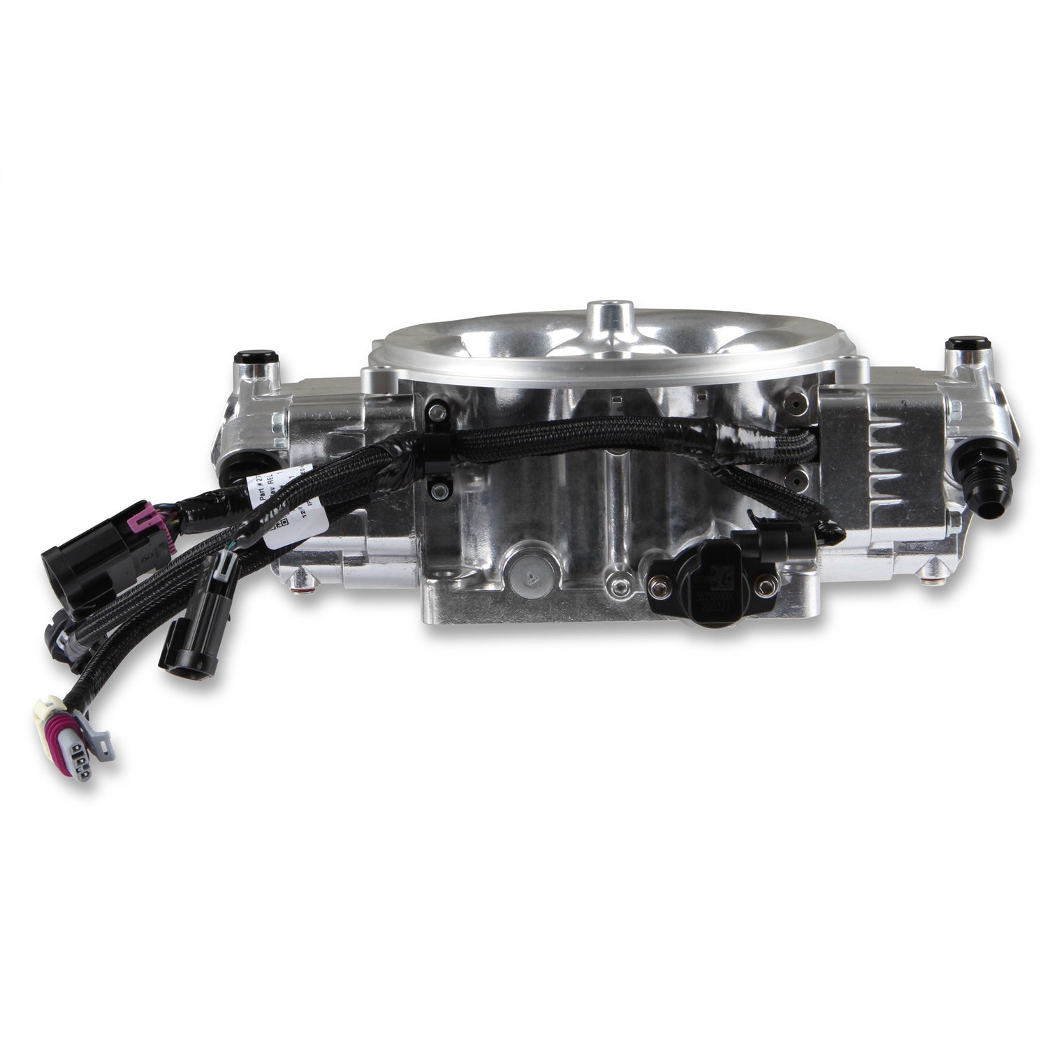 Holley EFI Terminator X Stealth Fuel Injection System - Multi Port - Power Module/Programmer/02 Sensor - Stainless - Polished