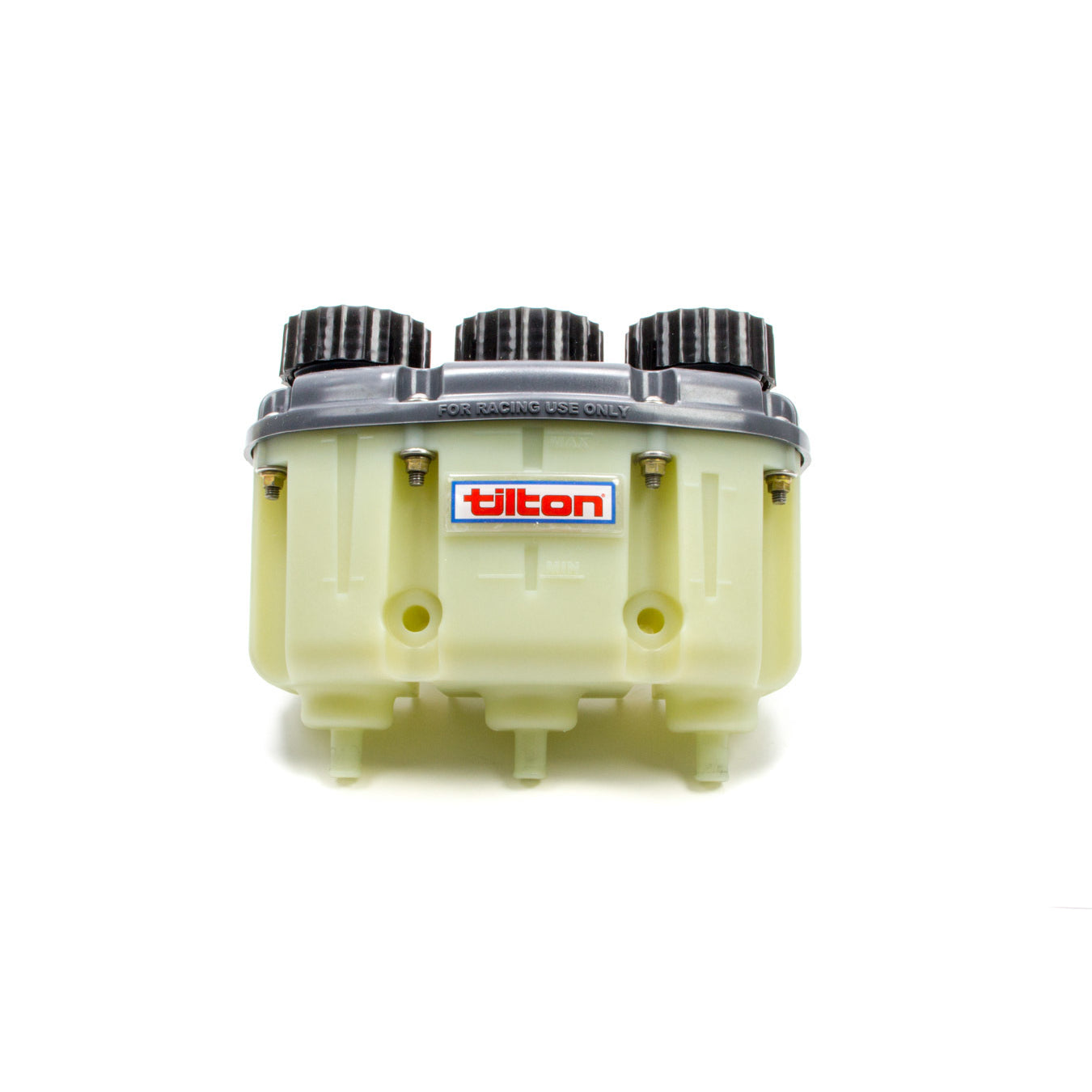 Tilton 3-Chamber Plastic Master Cylinder Reservoir w/ Push-On Fittings