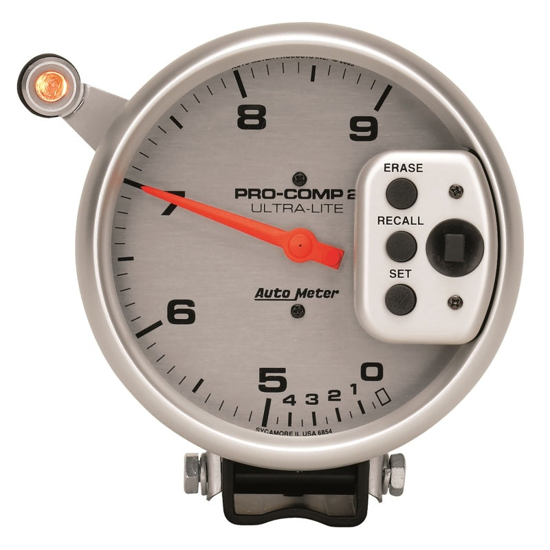 Auto Meter 9,000 RPM Ultra-Lite Pro-Comp II Monster Tachometer - 5" - Dual Range Tach