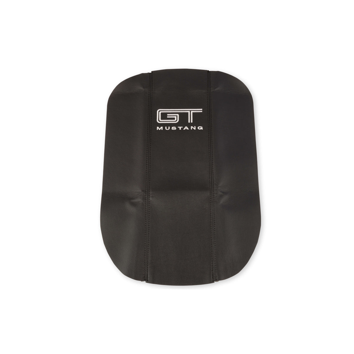 Drake Muscle Cars GT Logo Arm Rest Cover Vinyl Black Ford Mustang 2005-09 - Each