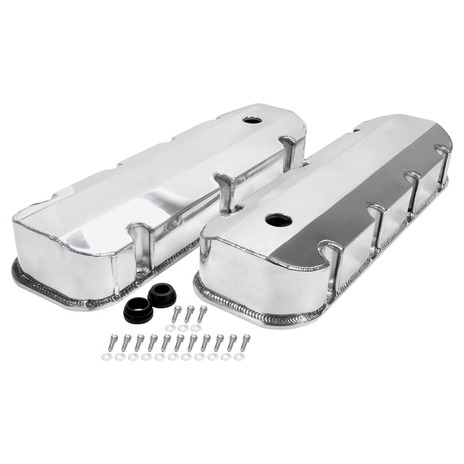 Allstar Performance BB Chevy Fabricated Aluminum Valve Covers w/ Holes