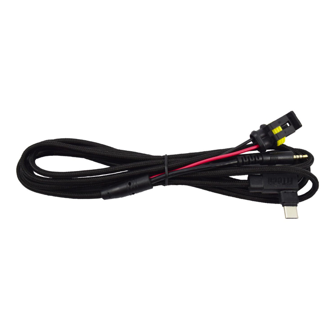 FiTech Transmission Controller Cable - 9 Ft. - Braided Cable - Black