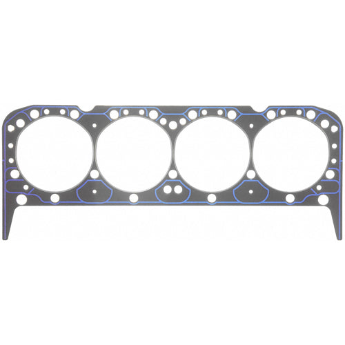 Fel-Pro Head Gasket - SB Chevy - 4.166" Bore, .039" Thickness - Aluminum Heads - Pre-Flattened Copper Wire Combustion Seal