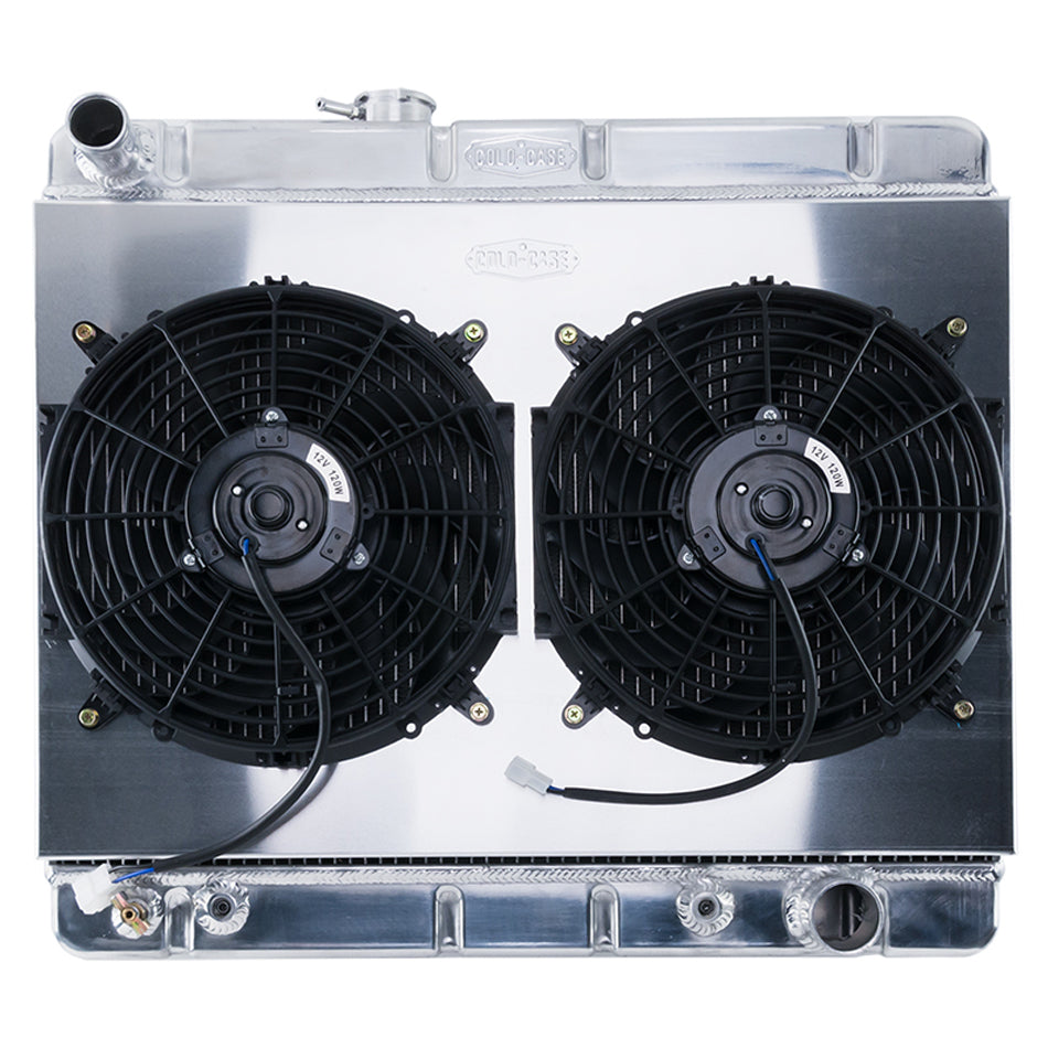 Cold-Case Aluminum Radiator and Fan - 25.25" W x 20.125" H x 3" D