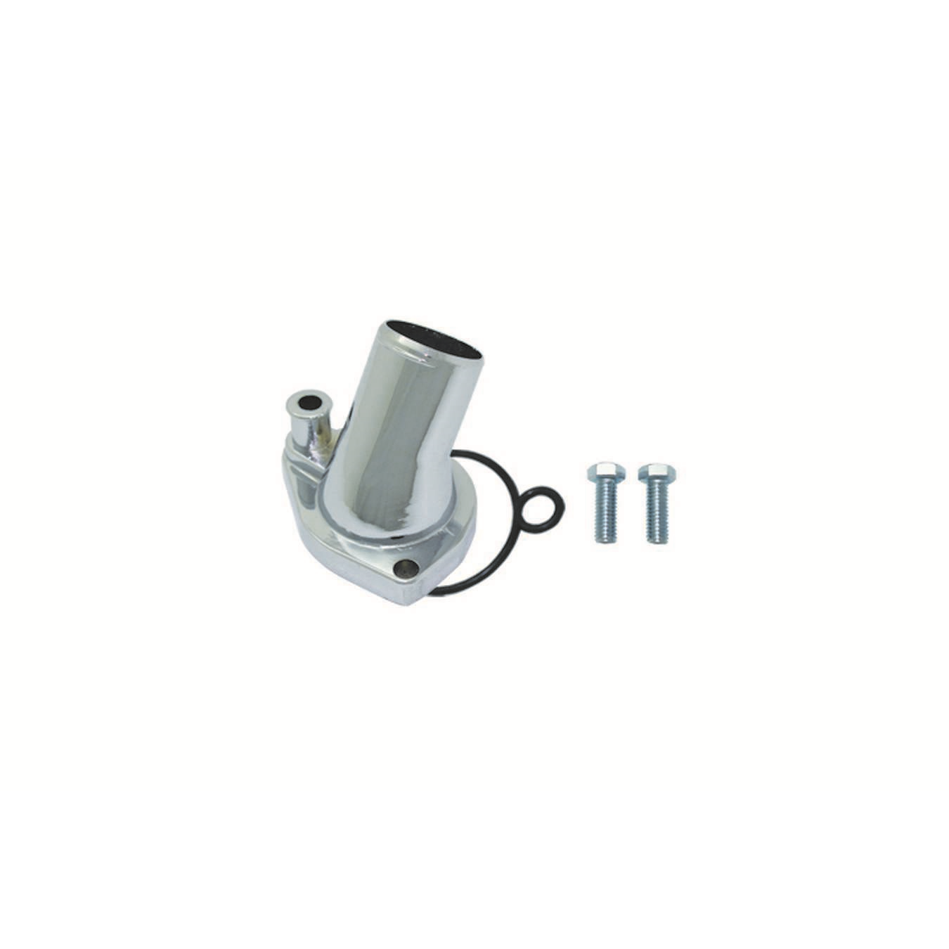 Specialty Products 15 Degree Water Neck - 1-1/2 in ID Hose - Chrome - Small Block Ford