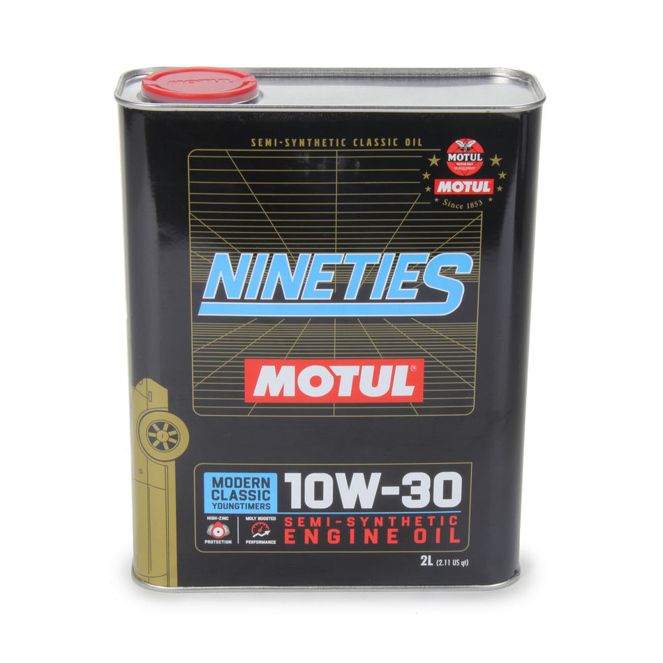 Motul Classic Nineties 10W30 - Semi-Synthetic - Motor Oil - 2 L Can