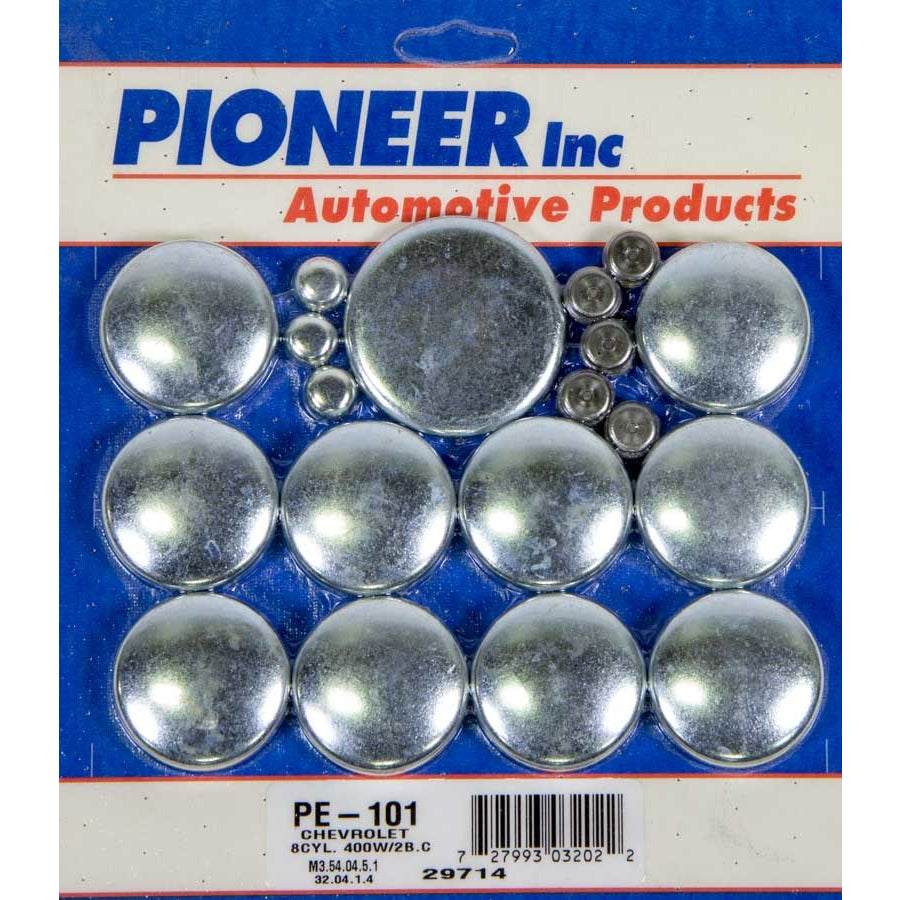 Pioneer 400 Chevy Freeze Plug Kit - Steel