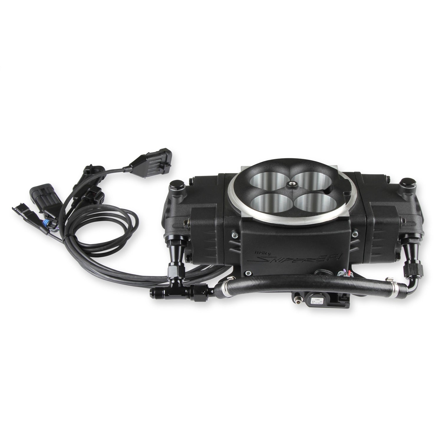 Holley EFI Stealth Fuel Line - 6 AN Braided Stainless - Vapor Guard