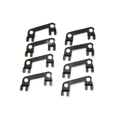 PRW Pushrod Guide Plate - 5/16 in Pushrod - Raised - Black Oxide - Ford Cleveland/Modified (Set of 8)