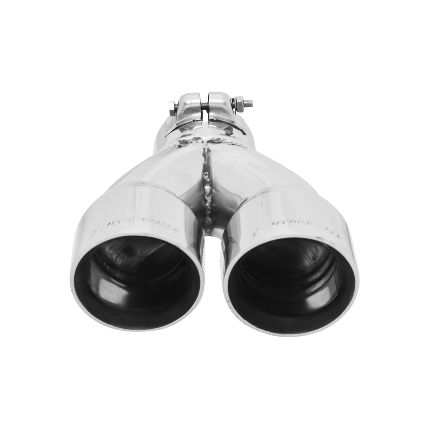 Flowmaster Clamp-On Exhaust Tip 2.5" Inlet 3" Outlet 10" Long - Double Wall