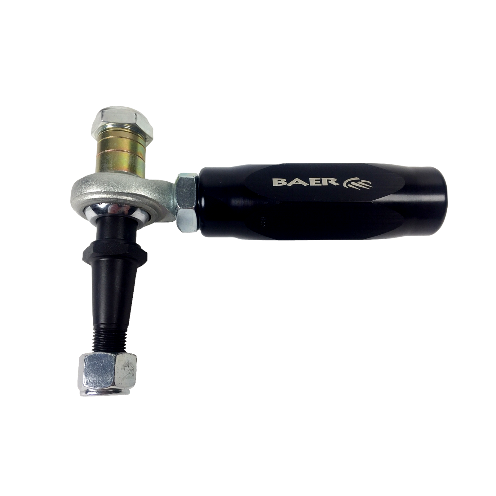 Baer Tracker Tie Rod End - Rear - Spherical Rod End - Aluminum - Black
