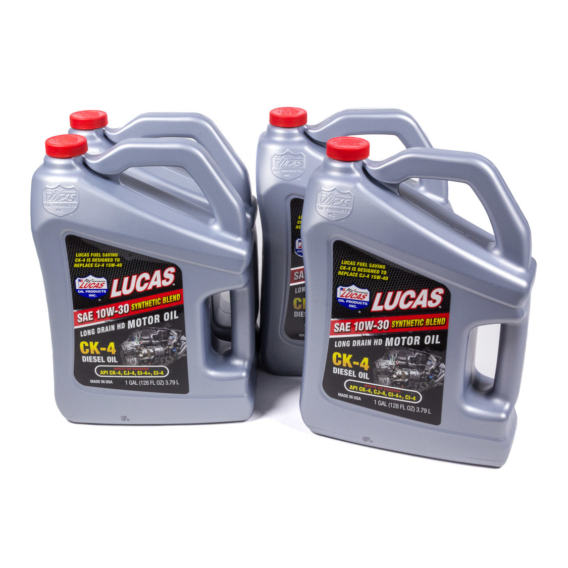 Lucas Synthetic Blend 10w30 Diesel Oil Case 4 x 1 Gallon