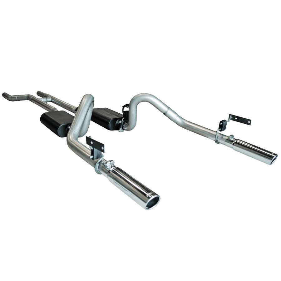 Flowmaster American Thunder Header-Back Exhaust System - 2-1/2 in Diameter