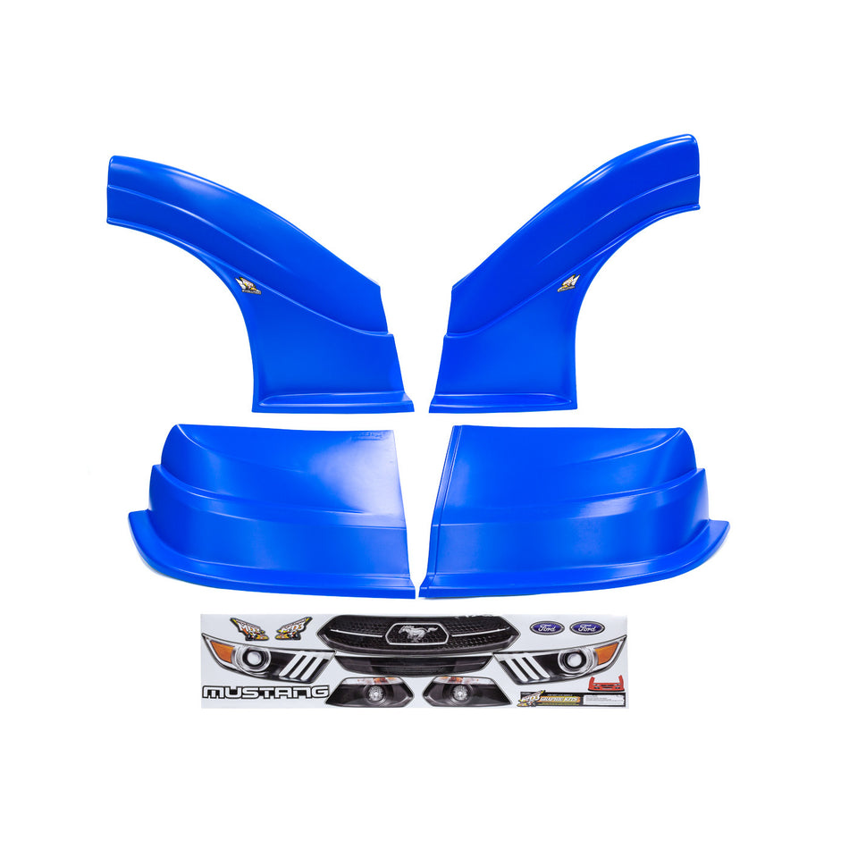 Fivestar MD3 Evolution Nose and Fender Combo Kit - Mustang - Chevron Blue