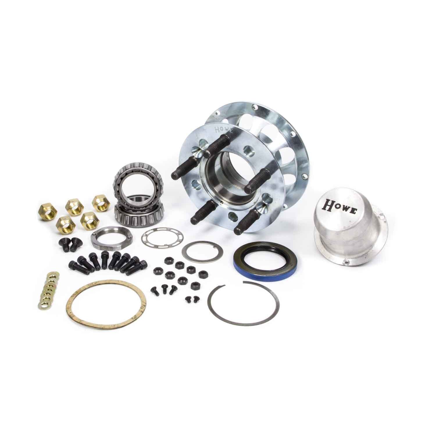 Howe Steel Front 5 x 5" Hub Kit - (8 Bolt Rotor)