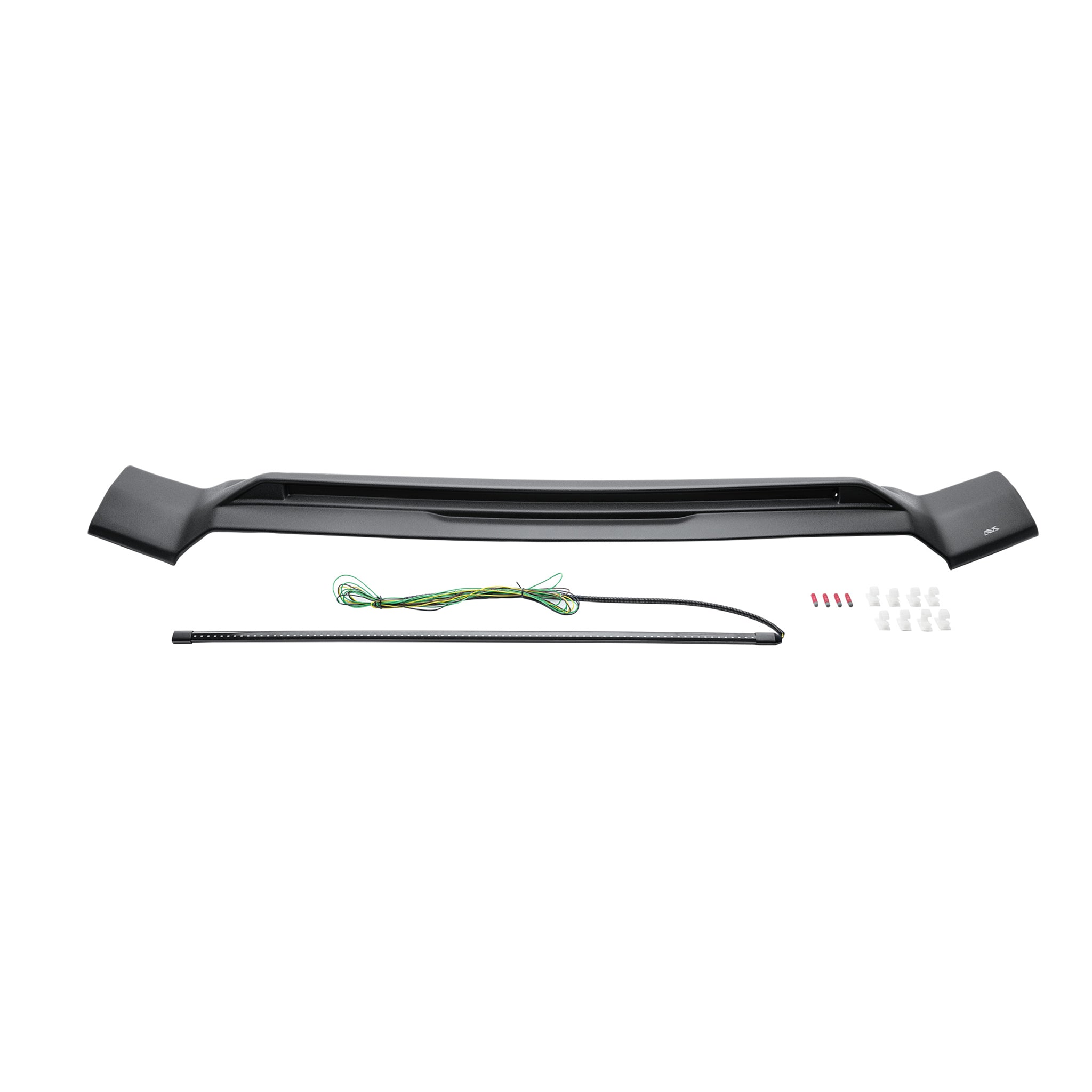 Auto Ventshade Aeroskin Lightshield Pro Bug Deflector - Black - GM Fullsize Truck 2014-19