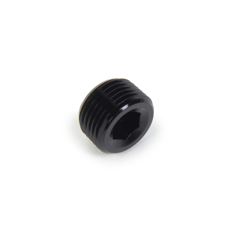 Triple X Race Co. Plug Fitting 3/8" NPT Allen Head Aluminum - Black Anodize