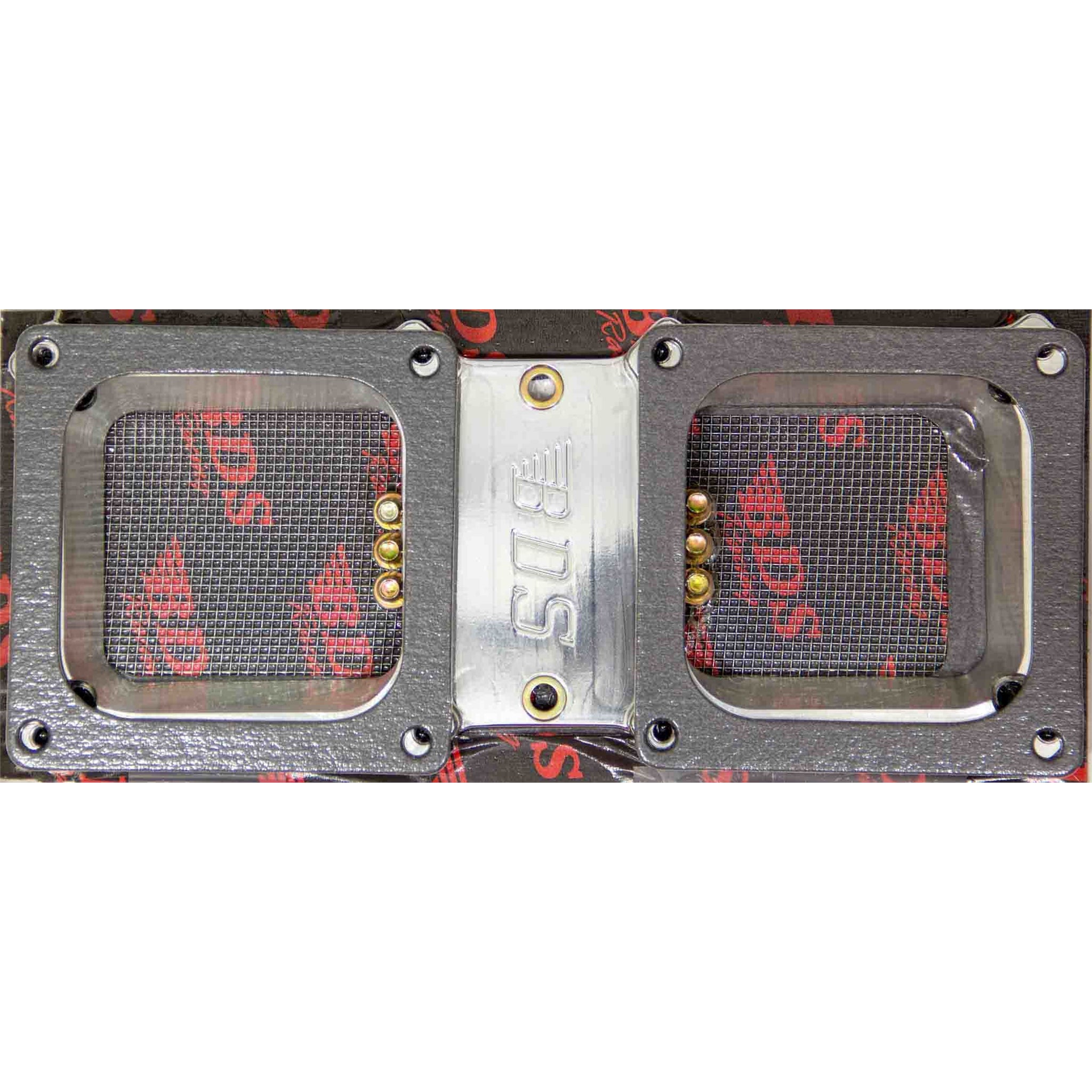 BLOWER DRIVE SERVICE Dual Carb Supercharger Top Plate Dominator Aluminum Polished - 6-71/8-71 Supercharger