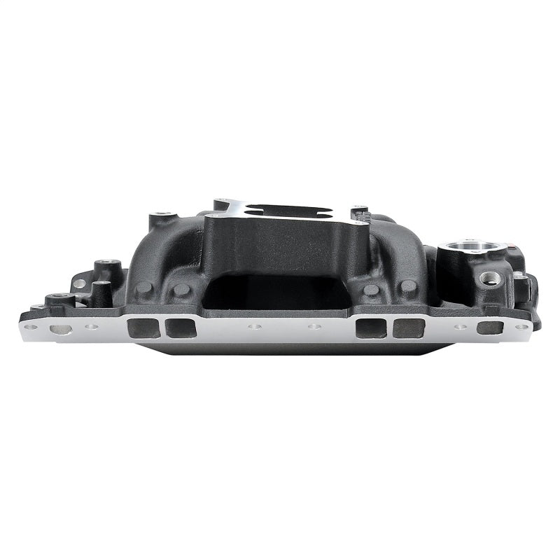 Edelbrock NASCAR Edition RPM Air-Gap Manifold - SB Chevy 262-400 - 1500 to 6500 RPM - Black Finish