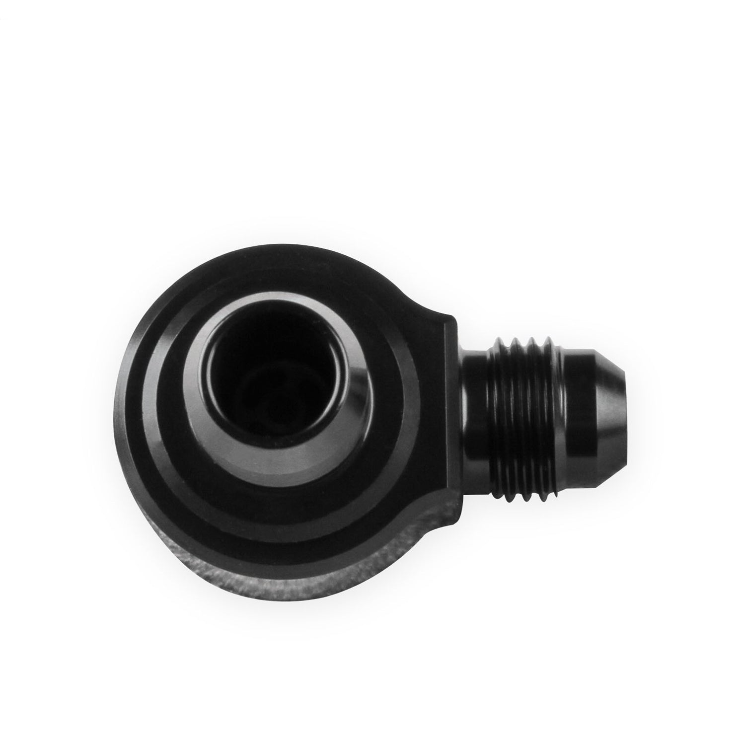 Earl's Brake Booster Check Valve - 13/16" Hose Barb Inlet - 6 AN Male Outlet - Black Anodized