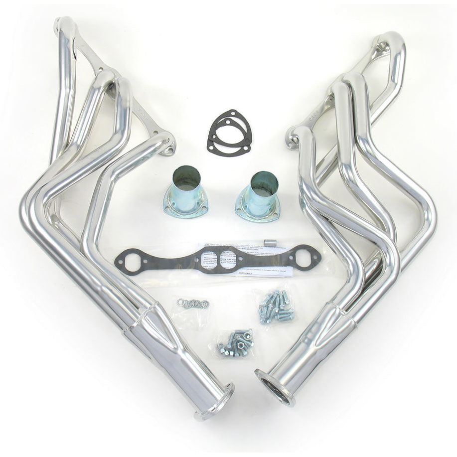 Doug's Full Length Headers - 1.625 in Primary - 3 in Collector - Metallic Ceramic - Small Block Chevy - Various Applications