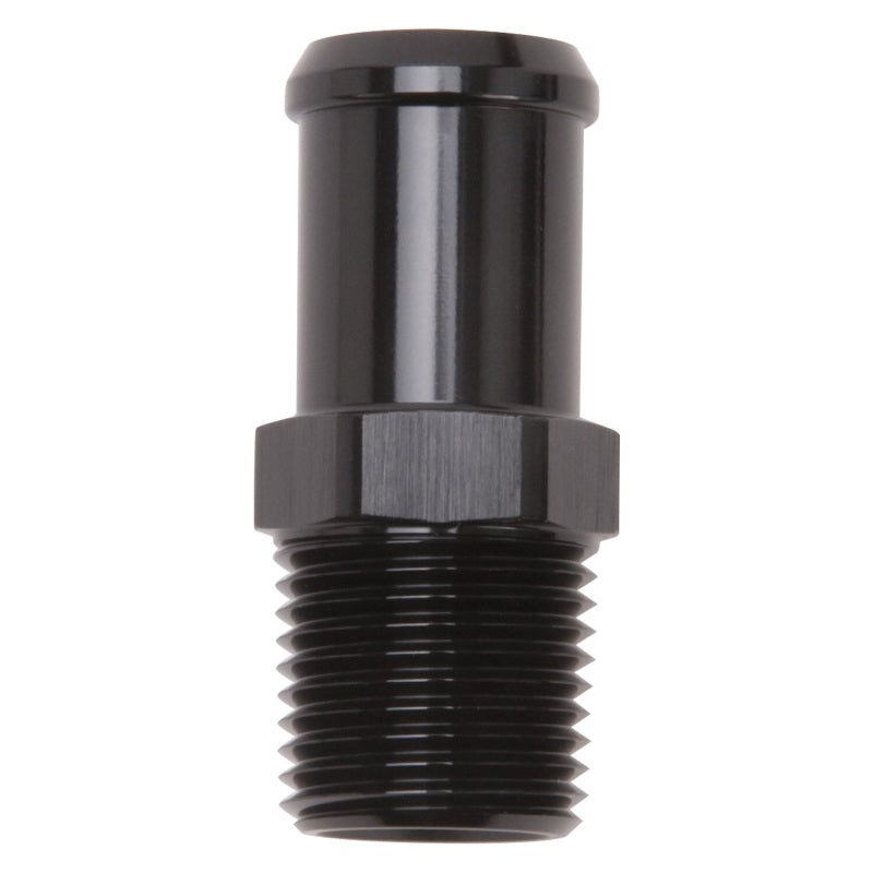 Edelbrock Hose End Straight 3/4" Barb to 1/2" NPT Male
