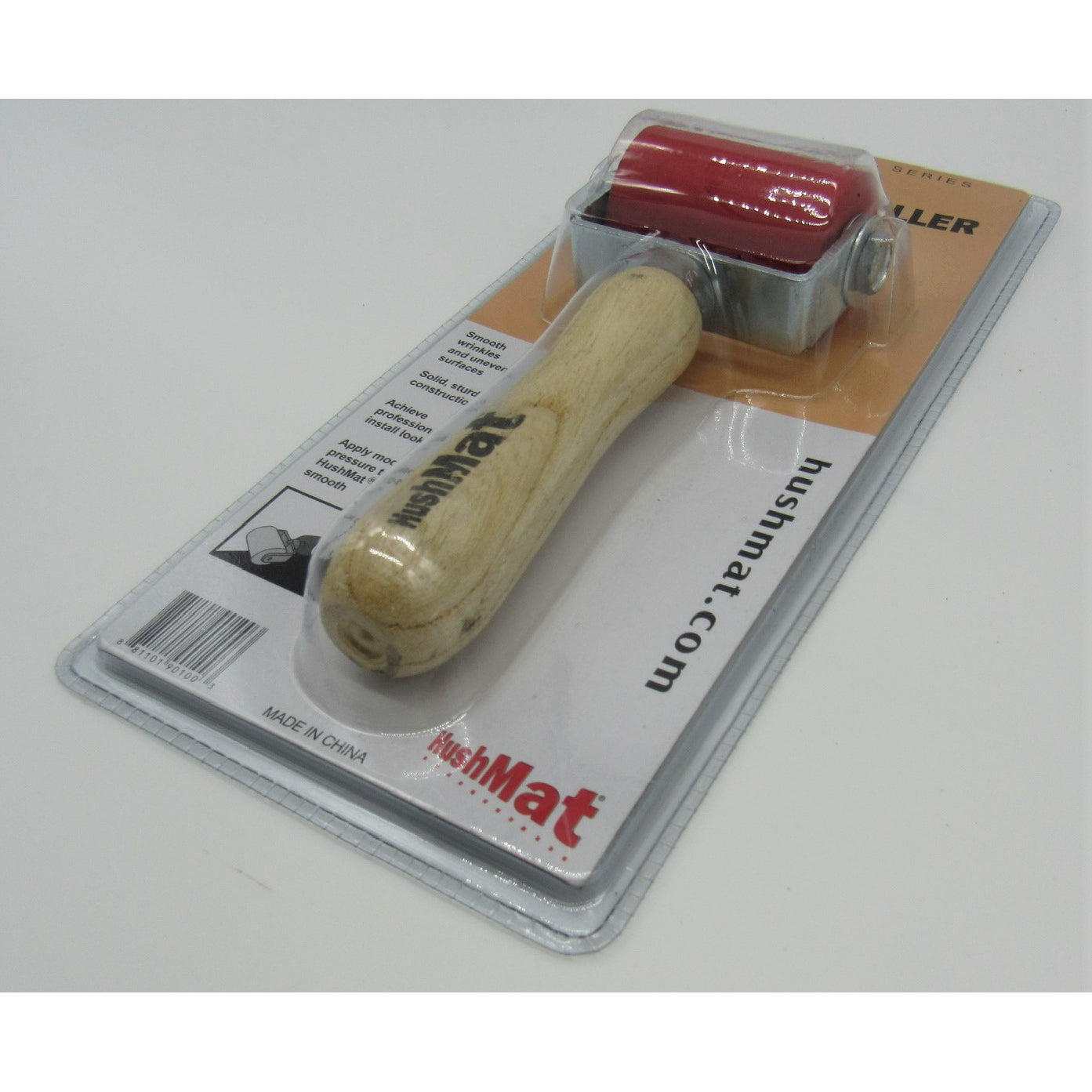Hushmat Wood Grip Installation Roller Tool Plastic Roller - Sound Barrier Materials