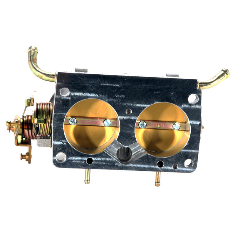 BBK Performance Power Plus Throttle Body Stock Flange 61 mm Twin Blade Aluminum - Natural