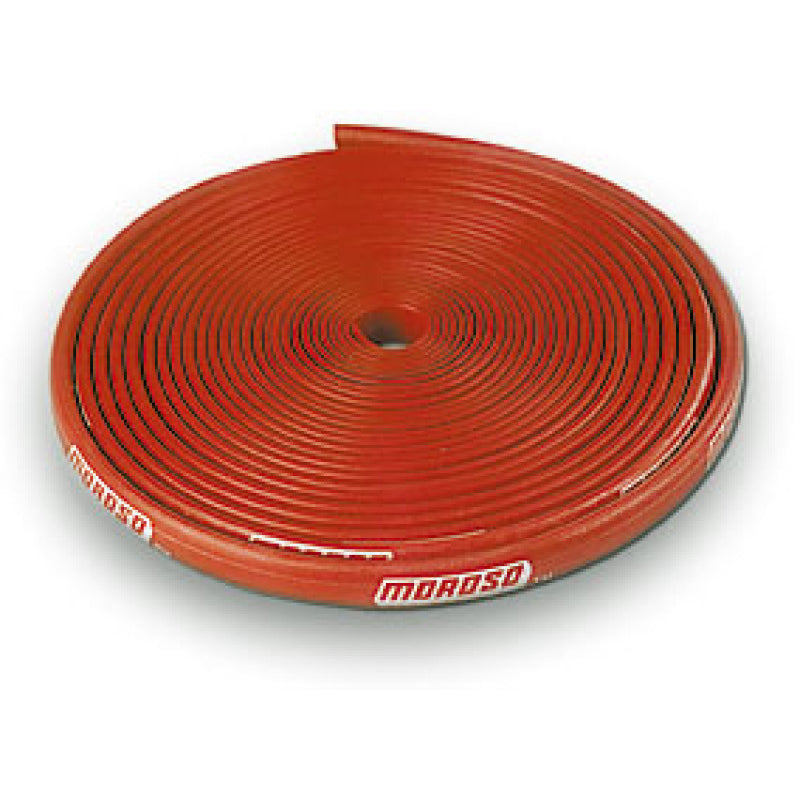 Moroso Blue Max 25 Ft. Plug Wire Sleeve - Insulated Spark Plug Wire Sleeve - Red
