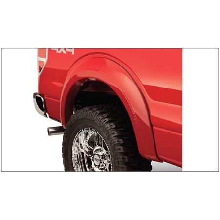 Bushwacker Extend-A-Fender Front / Rear Fender Flare - 1.75 in Wide - Black - Ford Fullsize Truck 2009-14