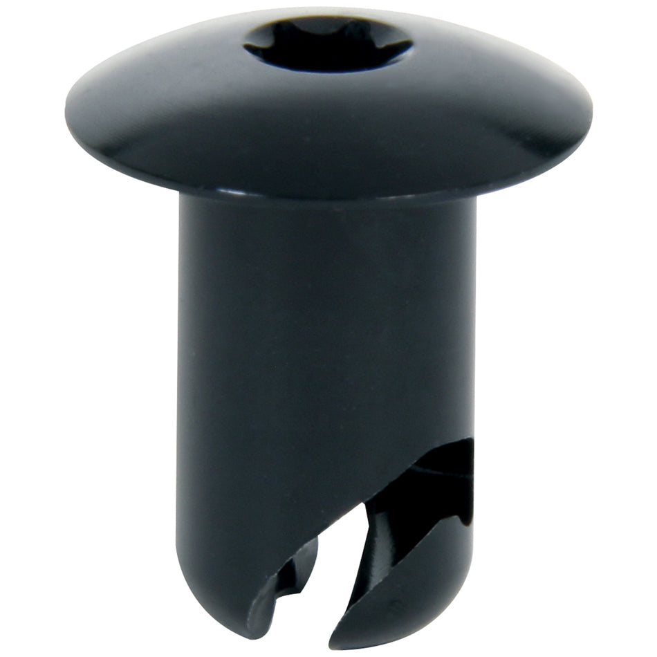 Allstar Performance Oval Head Quick Turn Fastener - Torx - 7/16 x 0.500" Body - Aluminum - Black - (Set of 50)