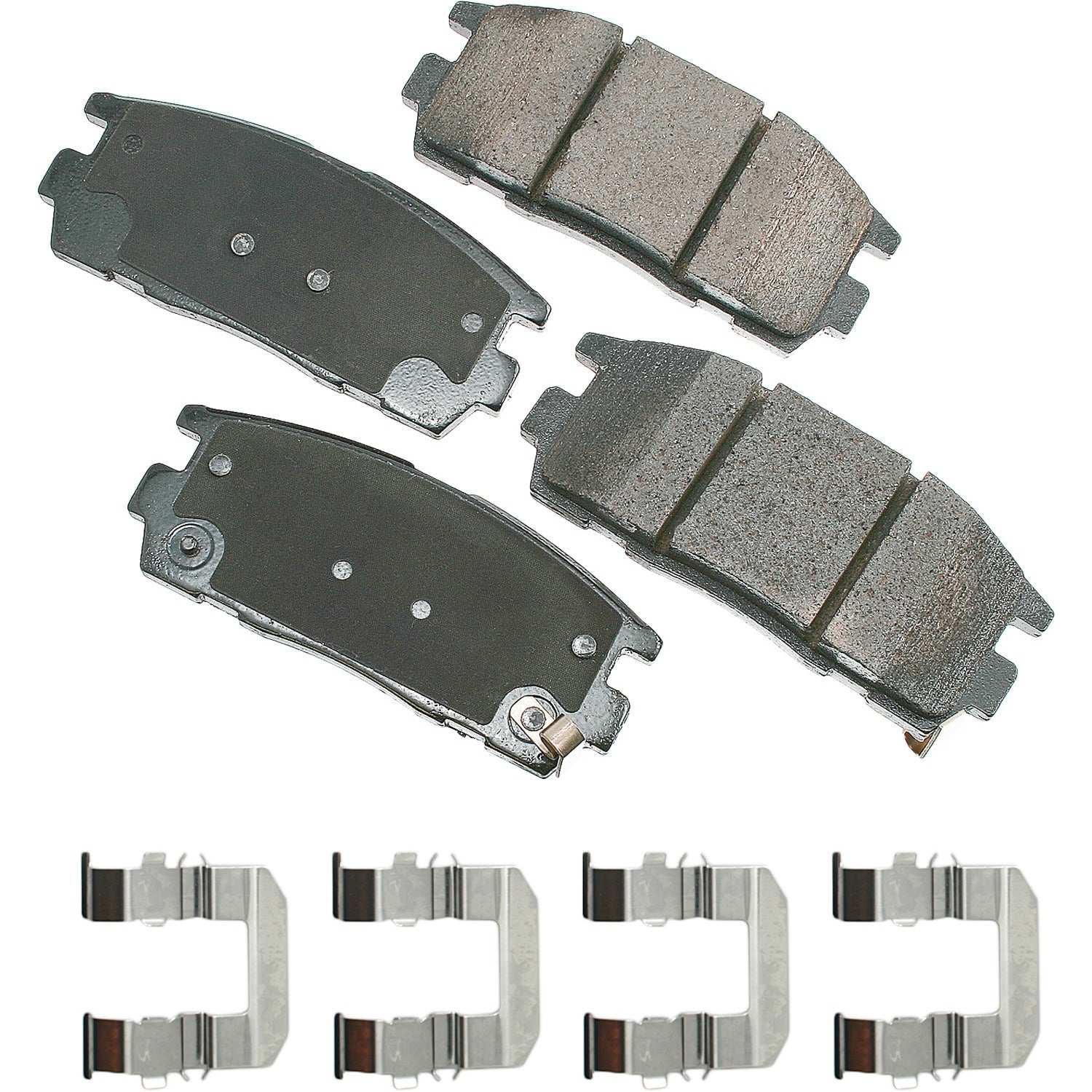 Akebono Brakes ProACT Rear Brake Pads - GM Midsize Crossover 2007-17 (Set of 4)