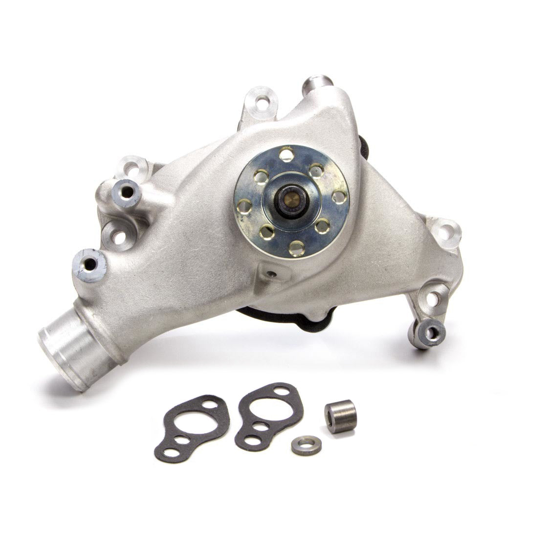 Tuff Stuff Platinum SuperCool Aluminum Water Pump - Long Design - SB Chevy