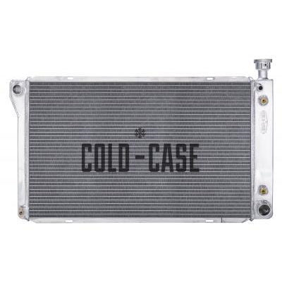 Cold-Case Polished Aluminum Radiator - 33.850 in W x 20.400 in H x 3 in D
