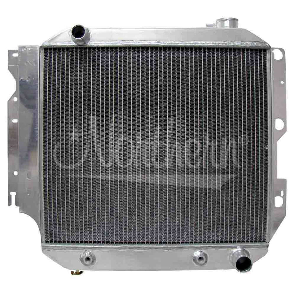 Northern 21" W x 21" H x 3-1/8" D Radiator Pass Inlet/Driver Outlet Aluminum Natural - V8 Conversion