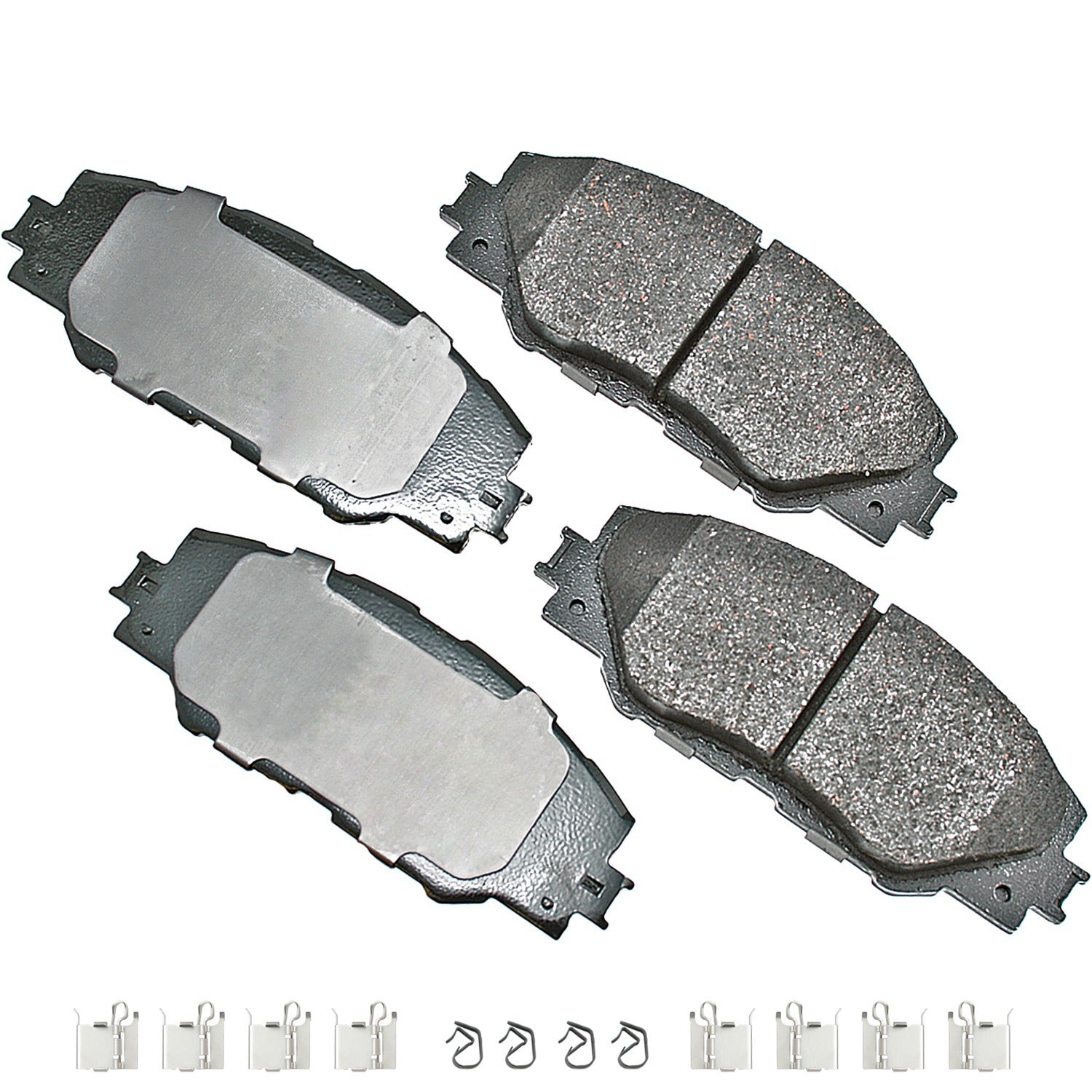 Akebono Brakes ProACT Front Brake Pads - Toyota/Scion/Pontiac 2006-18 (Set of 4)