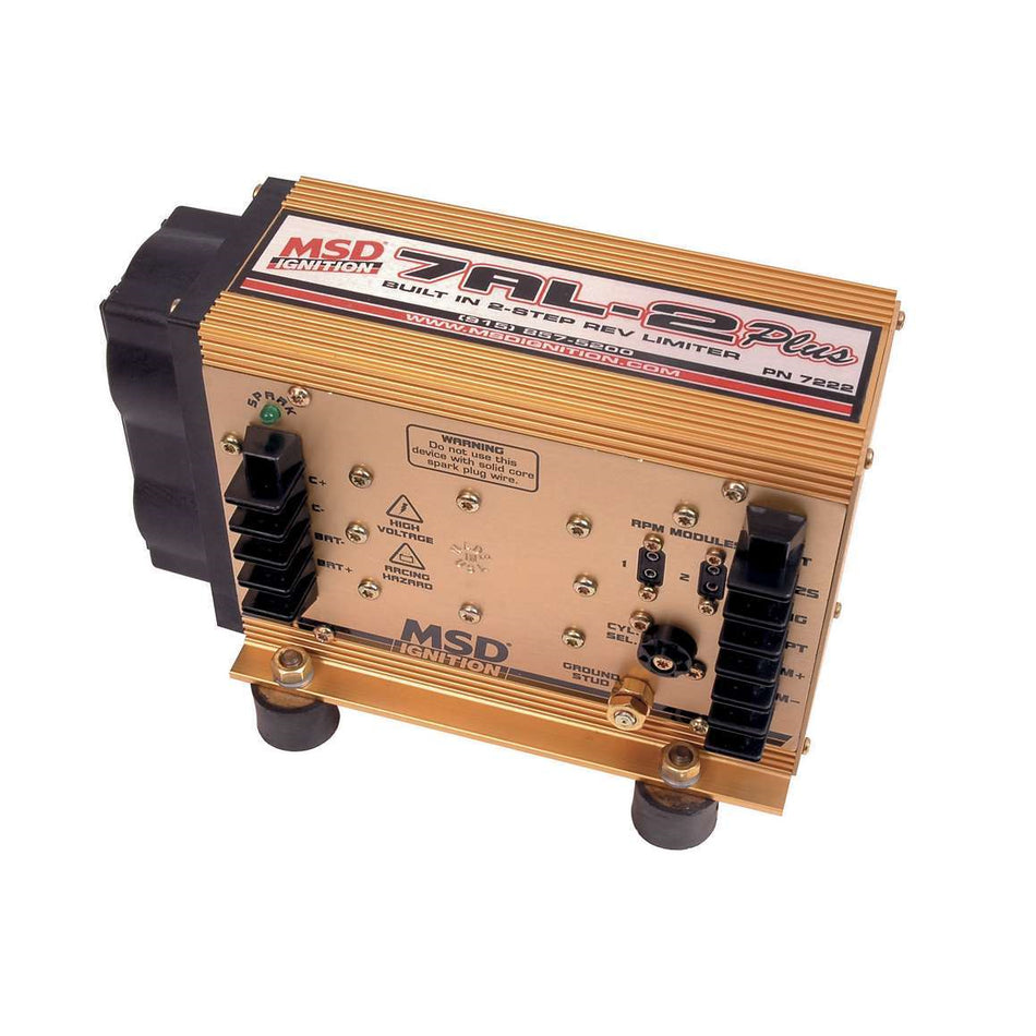 MSD 7AL-2 Plus CD Ignition Control Box - Analog - Capacitive Discharge - Universal - Electronic - Racing - V8 - Timing Retard