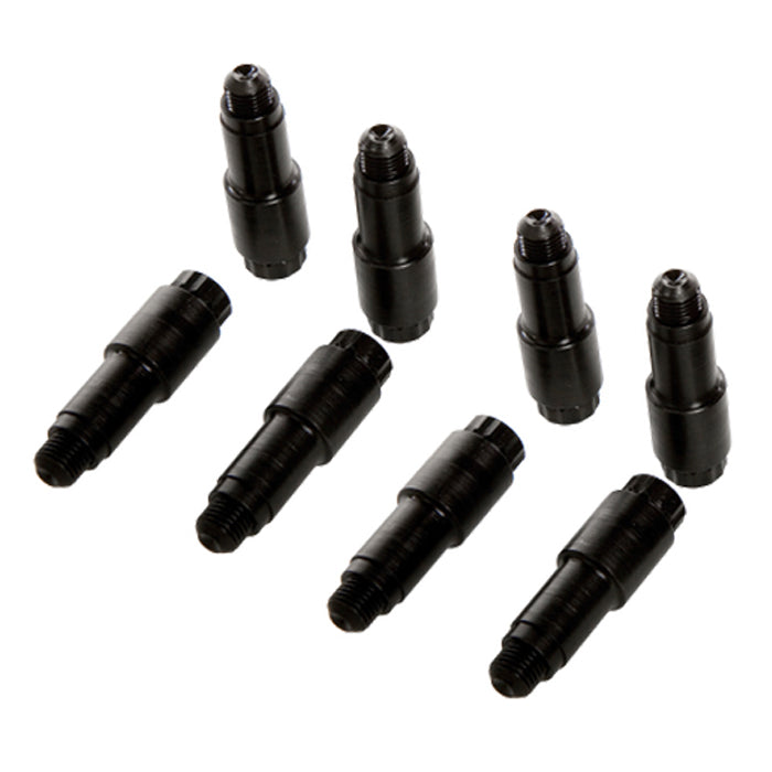 AFR Rocker Arm Nut - 7/16-20 in Thread - 2.100 in Length - Black Oxide - Stud Girdle - Chevy/Ford V8 (Set of 8)