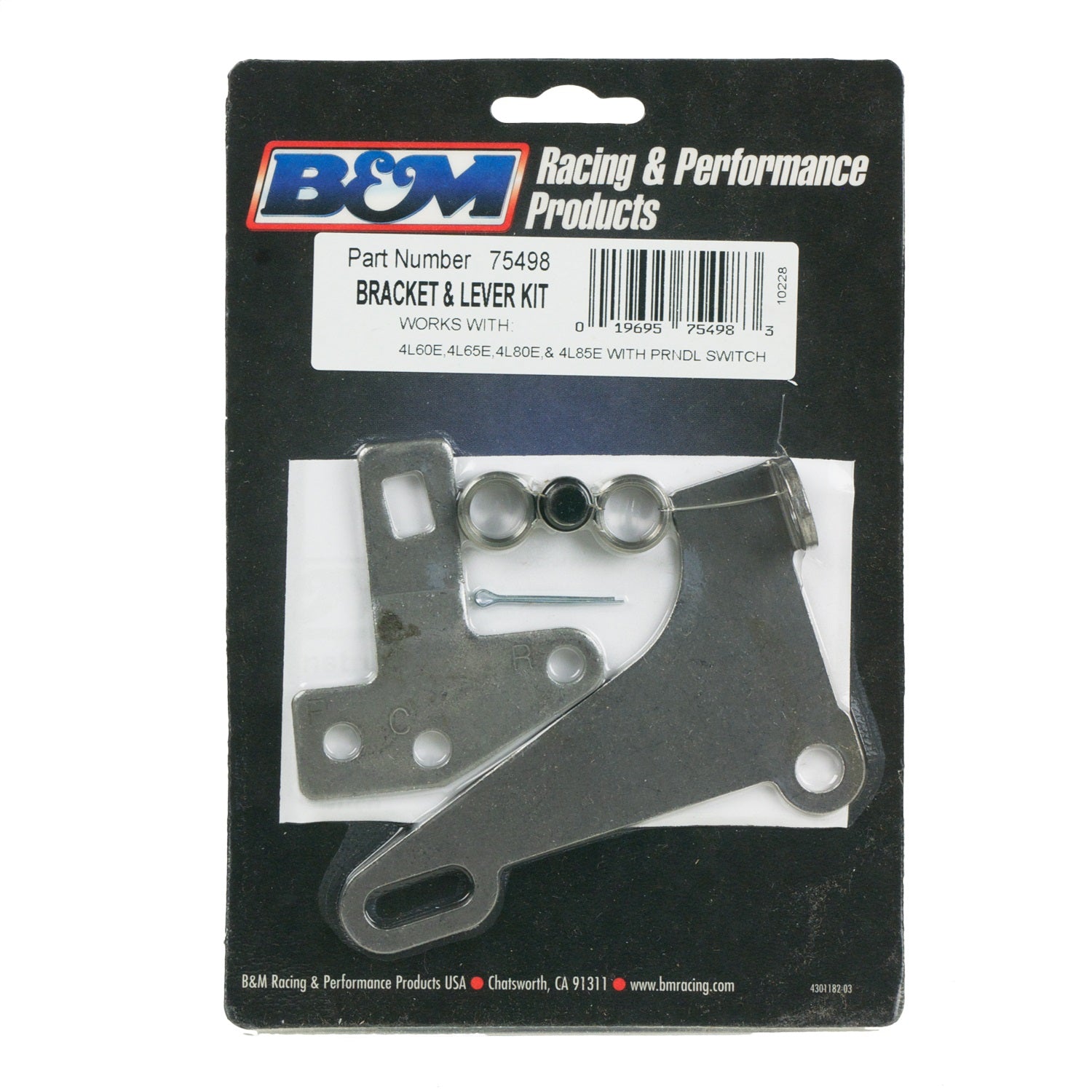 B&M Bracket Lever Kit for 4L60E/4L80E