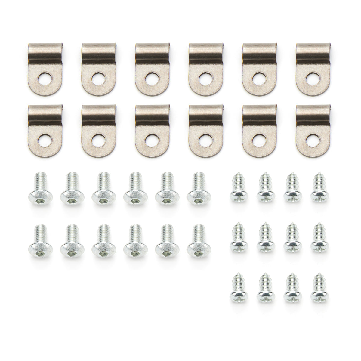 Keep It Clean Single Line Clamp - 3/16 in - Stainless (Set of 12)
