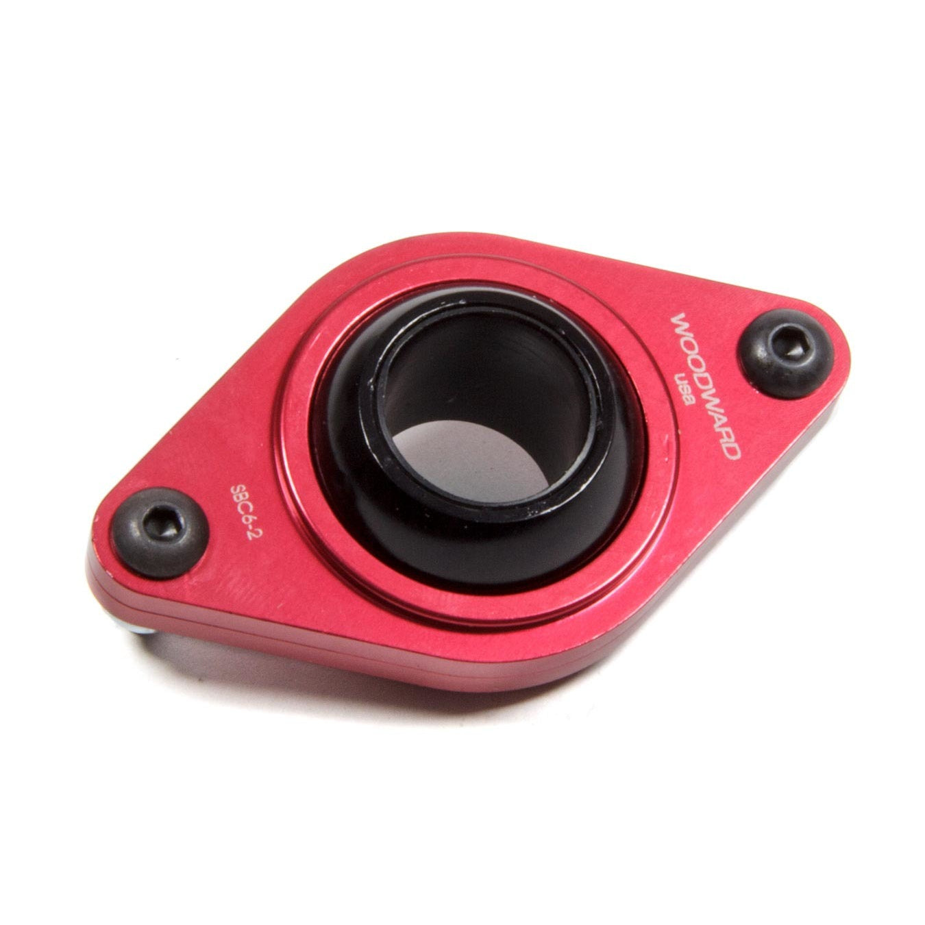 Woodward Light Weight Flange Bearing Steering Shaft Floor/Firewall Mount 3/4" Monoball - Aluminum
