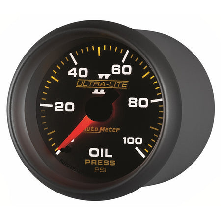 Auto Meter 2-1/16" Ultra-Lite II Oil Pressure Gauge - 0-100 PSI