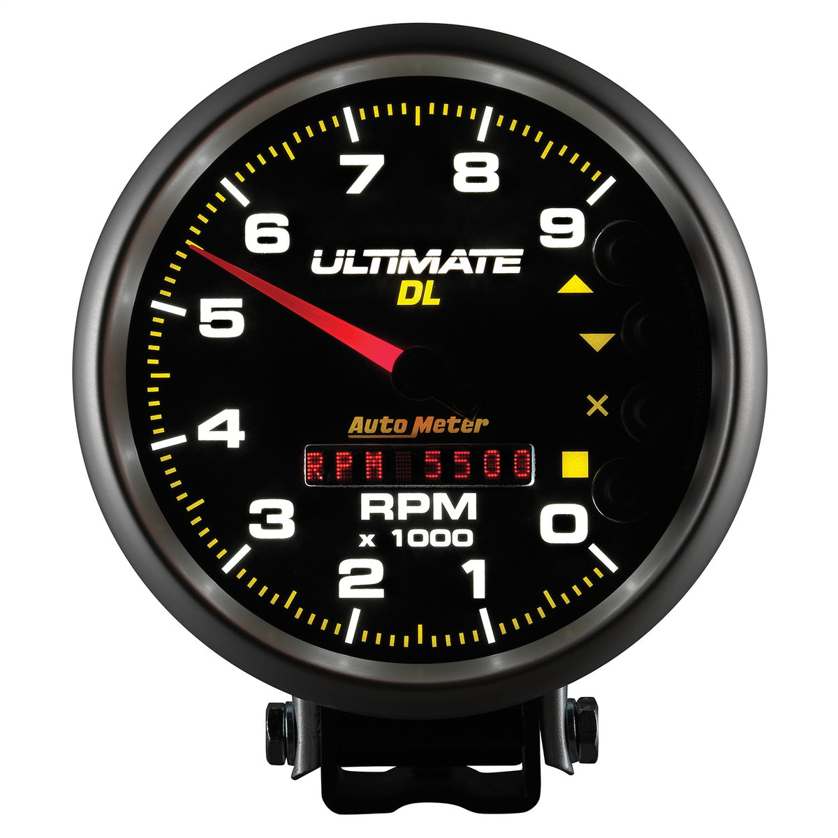 Auto Meter 5" Ultimate DL Tach - 9000 RPM Black