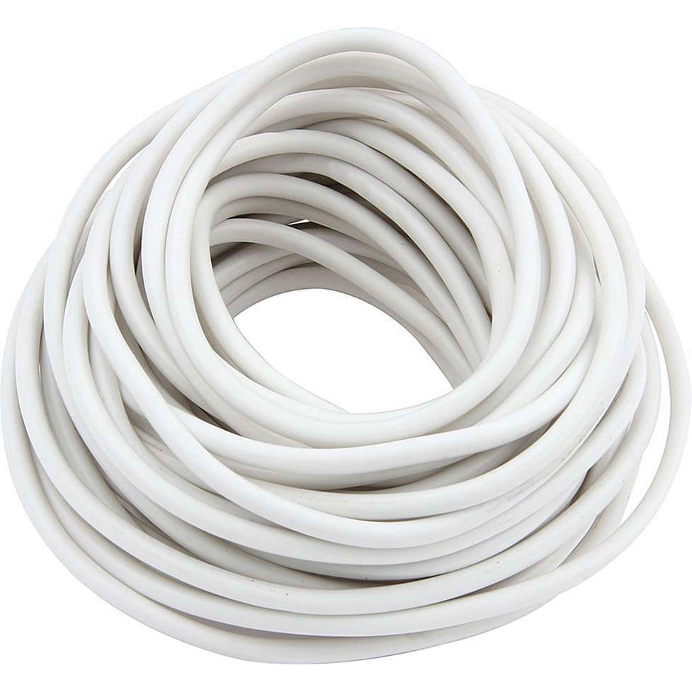 Allstar Performance Primary Wire - White - 20' Coil - 14AWG