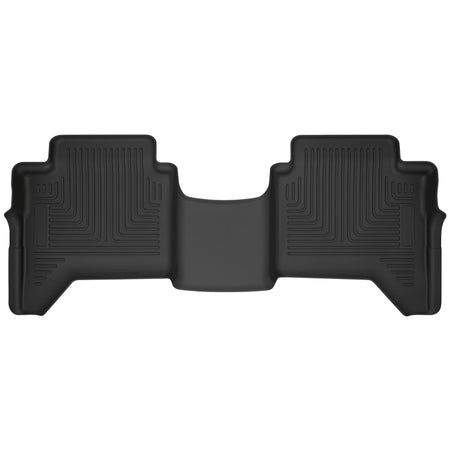 Husky Liners X-Act Contour Floor Liner - 2nd Row - Plastic - Black/Textured - Super Crew Cab - Ford Ranger 2019