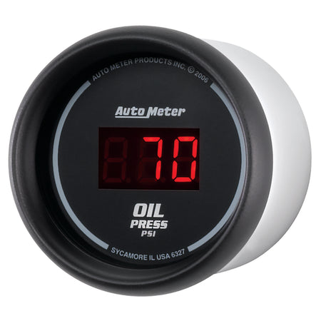 Auto Meter Sport-Comp Digital Oil Pressure Gauge - 2-1/16 in.