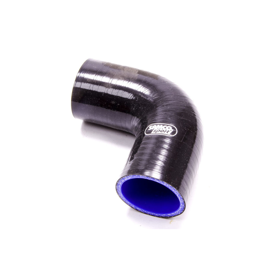 Samco Sport Silicone 90 Degree Elbow - 2" ID - 5.0 mm Thick Wall - Black