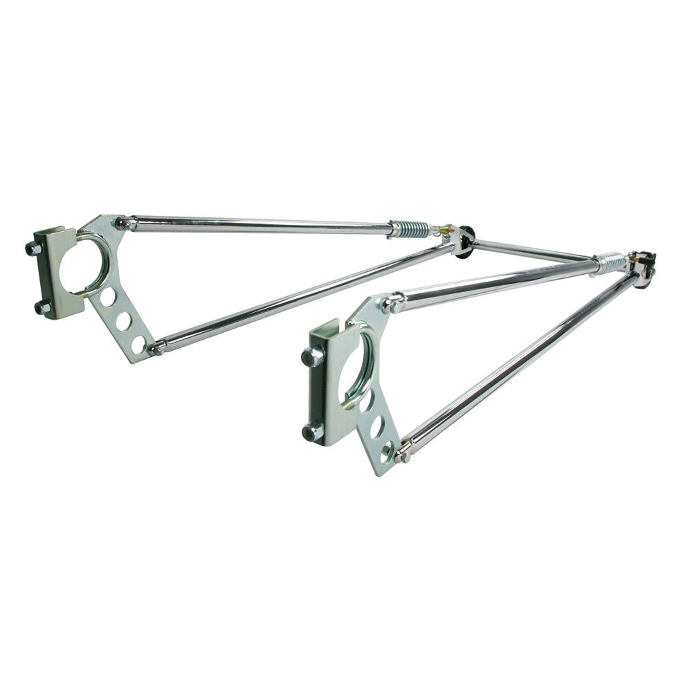 Competition Engineering Bolt-On Chrome Round Tube Wheel-E-Bar™ -Sprung
