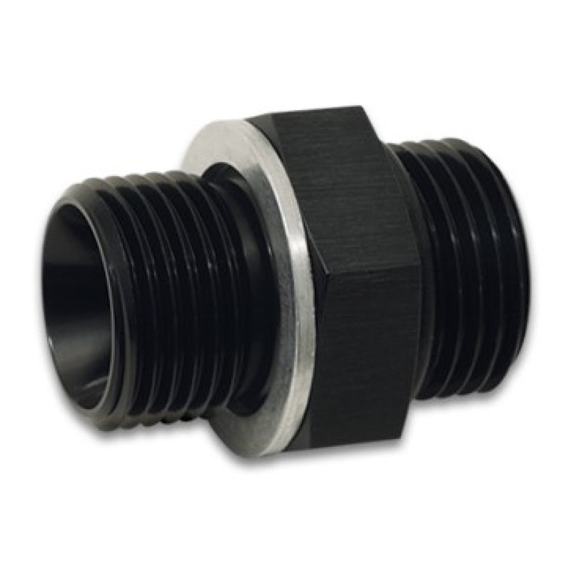 Vibrant Performance Straight 8 AN Male O-Ring to 18 mm x 1.500 Male Adapter - Black